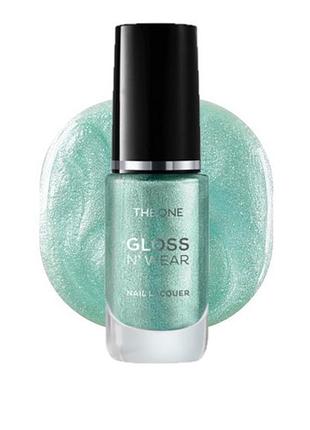 Стойкий глянцевый лак для ногтей the one