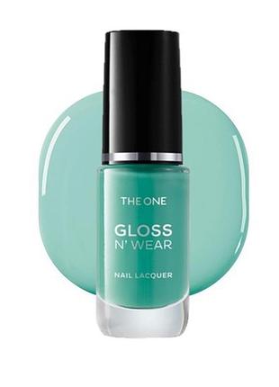 Стойкий глянцевый лак для ногтей the one