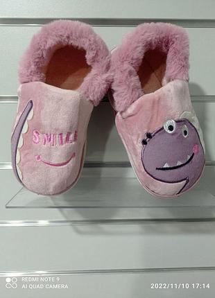 Дитячі кімнатні тапочки на дівчинку