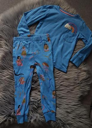 Піжама для дівчинки, піжама штани та кофтинка, тепла піжама, піжама з штанами