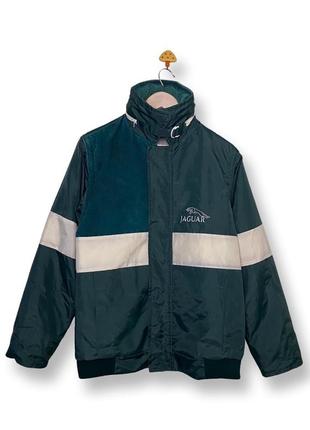 Винтажная нейлоновая гоночная куртка жилетка трансформер jaguar 1988го року винтаж 80х made in britain aston martin 40 l