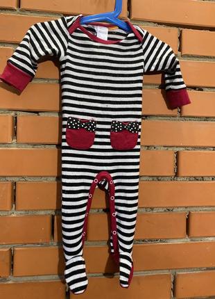 Слип, человечек , термо из шерсти мериноса teeny weeny 3-6 мес