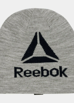 Чоловіча шапка-біні з двостороннім логотипом reebok