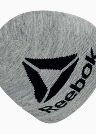 Чоловіча шапка-біні з двостороннім логотипом reebok4 фото