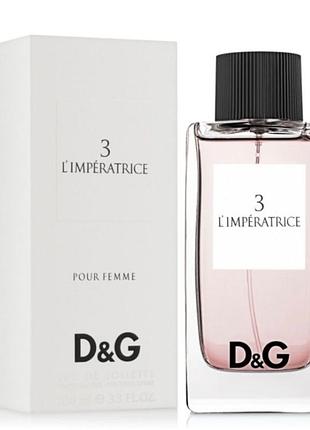 Роскішні духи dolce & gabbana 3 l'imperatrice