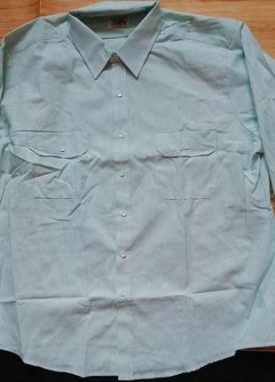 Сорочка чоловіча angelicа розмір xxl-54-44 воріт 45-46 u.s.a.