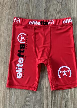 Мужские спортивные компрессионные трусы шорты elitefts