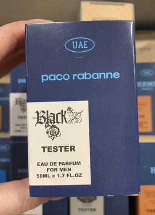 Тестер мужская туалетная вода  paco rabanne black xs / пако рабан блэк иксэс пур ом / 50ml1 фото