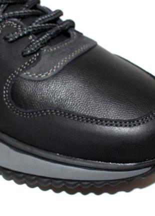 Мужские спортивные ботинки из натуральной кожи, кроссовки зимние зима 2022-2023) для мужчин, удобные, комфортные, стильные5 фото