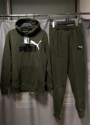 Теплий спортивний костюм на флісі puma2 фото