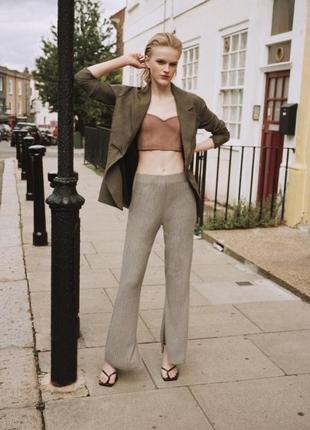Легкі штани з розрізами zara