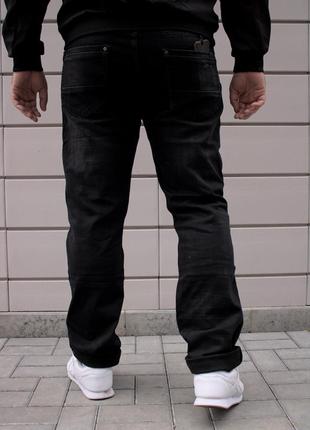Чоловічі джинси на мікрофлісі5 фото