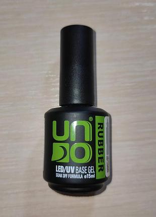 Каучукова база для нігтів uno rubber base 15 мл 1652