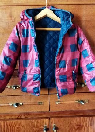 2-х-сторонняя куртка-деми р.4-5лет " chicco "
