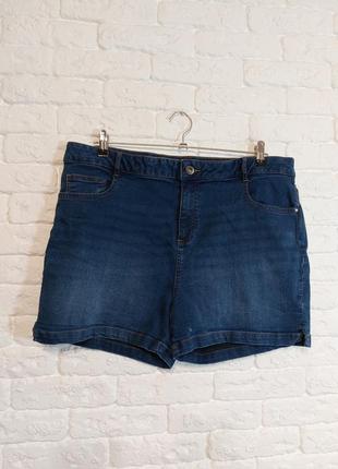Фирменные стрейчевые джинсовые шорты