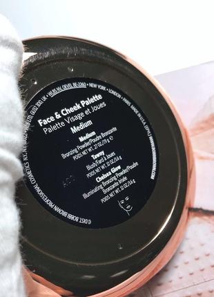 Палитра для контурирования лица bobbi brown face & cheek palette5 фото