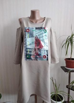 Плаття італія з відкритими плечима розмір л