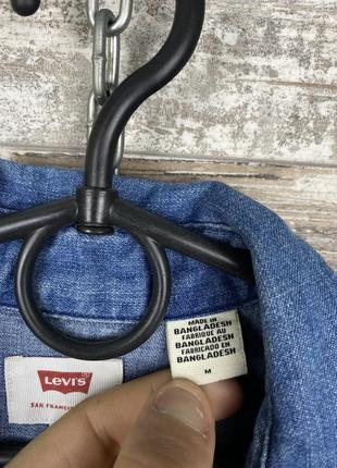 Мужская рубашка овершот levi’s levis джинсовая6 фото