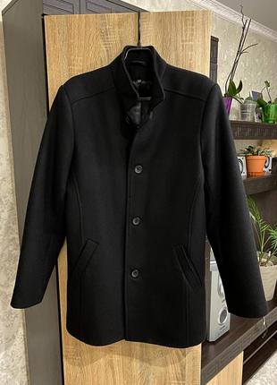 Зимове чоловіче стильне шерстяне пальто, як нове! розмір (s) гарна якість
