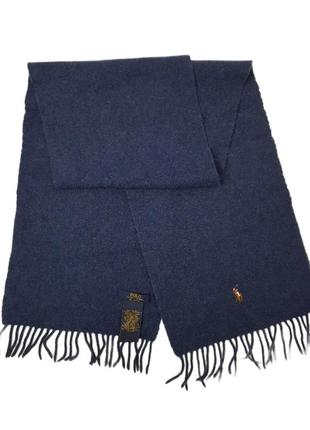 Статусный фирменный шарф polo ralph lauren мериносовая шерсть2 фото