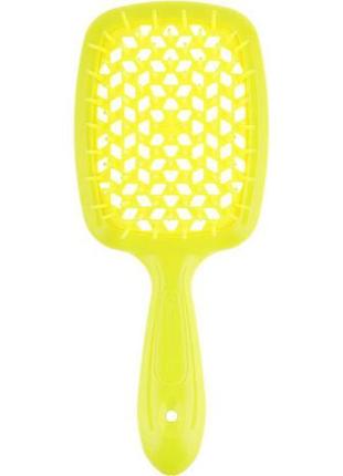 Супер расческа для волос Janeke superbrush small 82sp226yfl неоново жёлтая