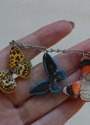 Браслет "метелики"3 фото