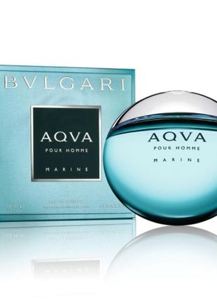 Мужская туалетная вода bvlgari aqva pour homme marine / булгаи аква марин/ турция 100 мл2 фото