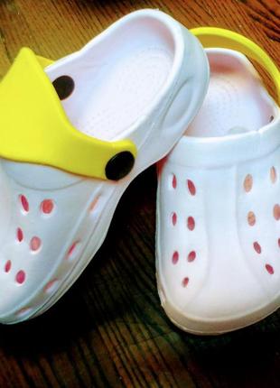 Тапочки дитячі сандалії+"крокс" 2in1