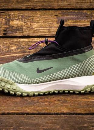 👟 кросівки чоловічі nike acg mountain fly gore-tex green\black   найк     / наложка bs👟3 фото