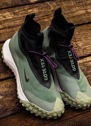 👟 кросівки чоловічі nike acg mountain fly gore-tex green\black   найк     / наложка bs👟8 фото