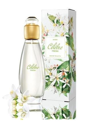 Туалетна вода celebre fresh avon 50 ml