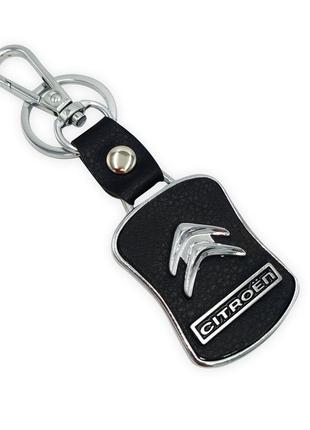 Брелок для автомобильных ключей citroen, черный брелок с логотипом citroen