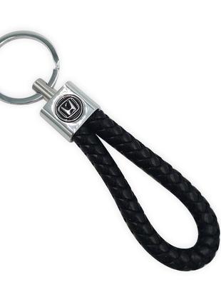 Брелок для автомобильных ключей honda, черный брелок с логотипом honda