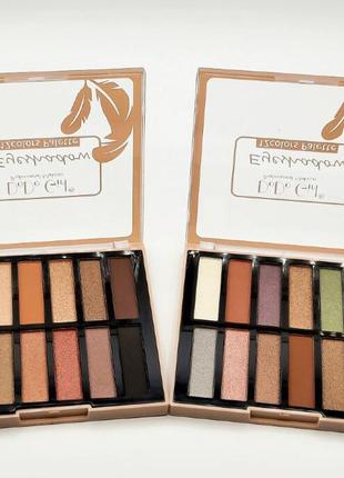 Набор тени для век блестящие коричневые/золотые eyeshadow, женские тени для глаз перламутровые 12 цветов