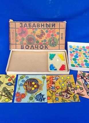 Советская настольная игра развивающая игрушка для детей забавный волчок