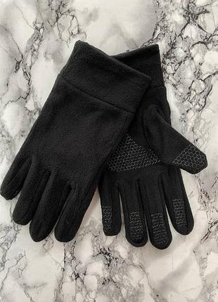Теплі якісні флісові перчатки рукавички , нековзаючі долоні, тактичні3 фото