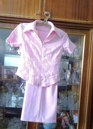 Женский  брючный костюм.блуза топ с молнией,  брюки- клеш плюс подарок