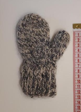 Вовняні рукавиці hand made2 фото