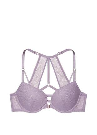 Мереживний бюстгальтер на легкої підкладці victoria's secret lightly lined lace plunge bra р.32с (70c)