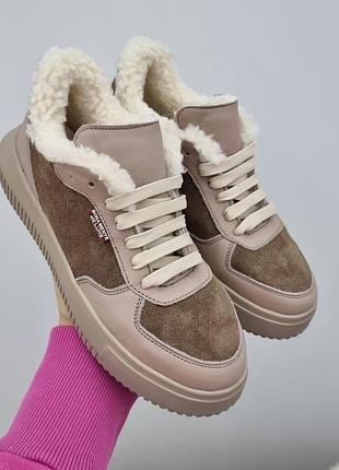 Кеди tommy skate італійська замша та шкіра