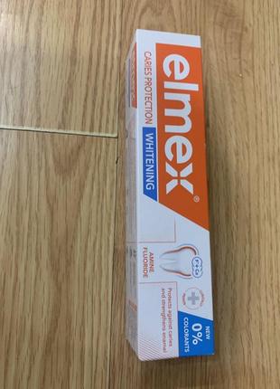 Elmex  caries protection whitening відбілююча зубна паста з фтором