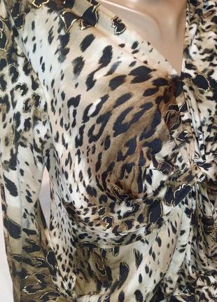 💐🛍️ распродажа, женская блузка, кофта в леопардовый принт4 фото
