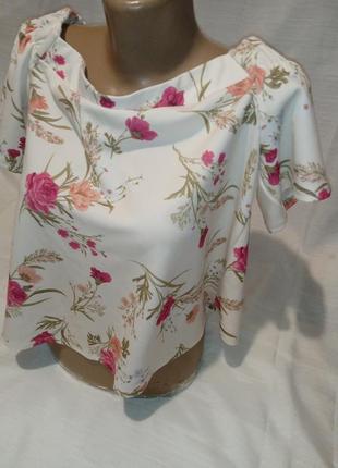 💐🛍️ распродажа, женская блузка в цветочный принт1 фото