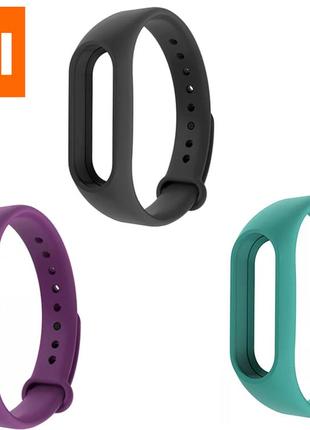 Силиконовые ремешки 3шт для фитнес браслета трекера xiaomi mi band m2 set 3-6. ремінець для xiaomi mi band m2