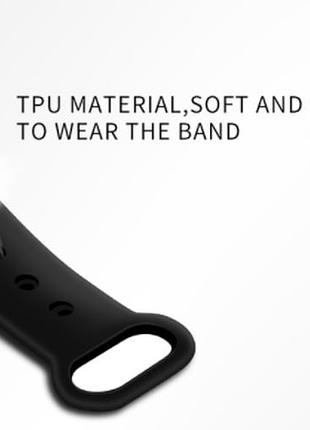 Силіконові ремінці 3шт для фітнес браслета трекера xiaomi mi band m2 set 3-6. ремінець для xiaomi mi band m26 фото