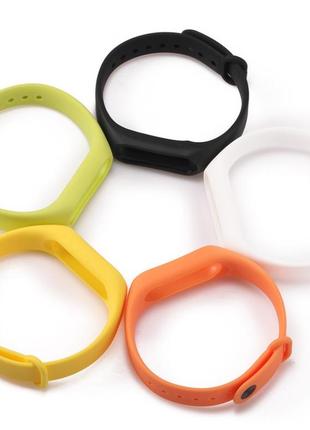 Силіконові ремінці 3шт для фітнес браслета трекера xiaomi mi band m2 set 3-6. ремінець для xiaomi mi band m28 фото