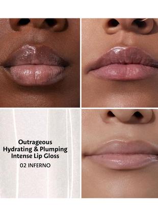 Sephora collection outrageous plump intense hydrating lip gloss блиск плампер для губ4 фото