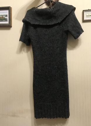 Теплое платье шерсть альпака от motivi оригинал2 фото