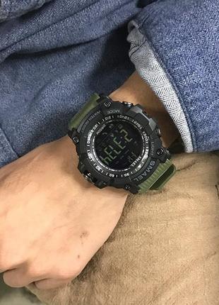 Чоловічі спортивні смарт годинник smael 1617 smart watch, наручні спорт водонепроникні годинники2 фото