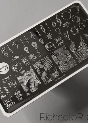Пластина для стемпинга richcolor №91